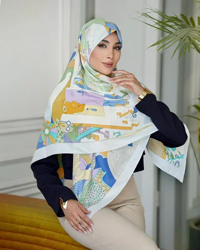 روسری مجلسی کد M-1032