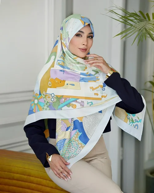 روسری مجلسی کد M-1032