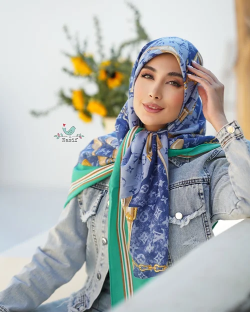 روسری نخی کد N-0505