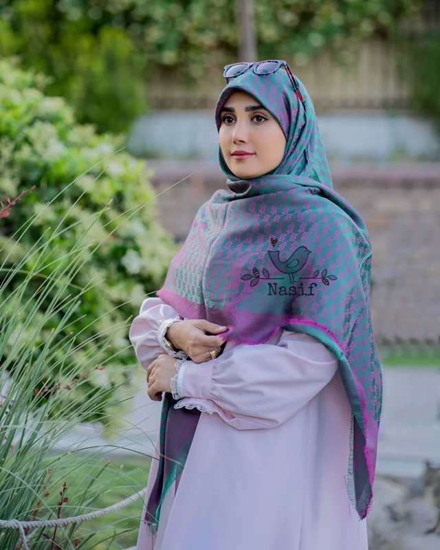 روسری نخی کد N-0045