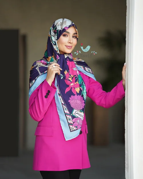 روسری نخی کد N-0408