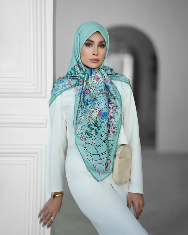 روسری نخی کد N-0868