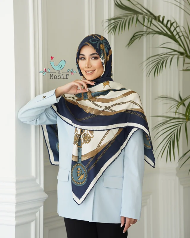 روسری نخی کد N-0358