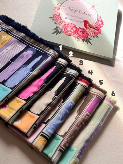 روسری مجلسی کد M-1078