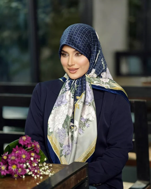 روسری مجلسی کد M-0778