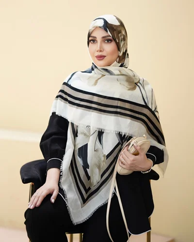 روسری نخی کد N-0937