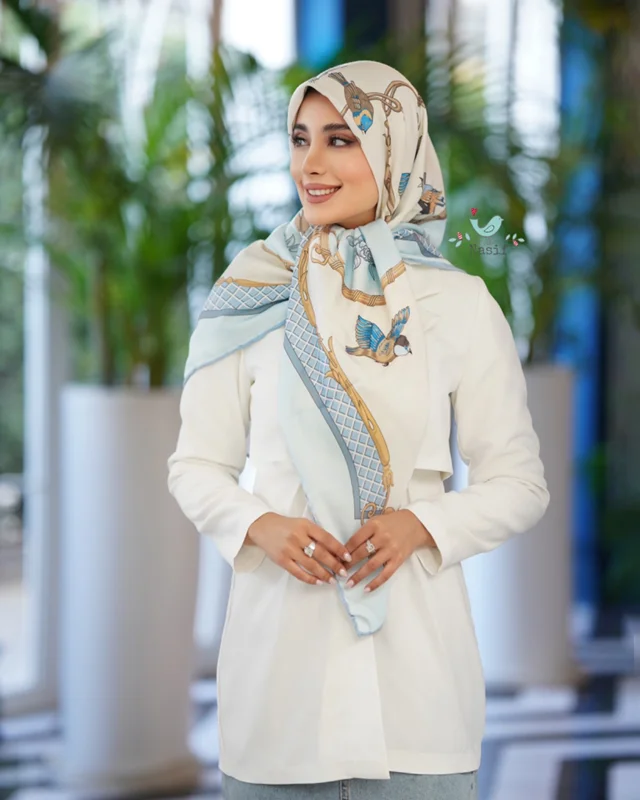 روسری نخی کد N-0538
