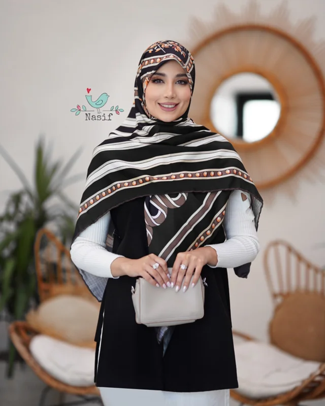روسری نخی کد N-0554