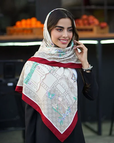 روسری مجلسی کد M-1124