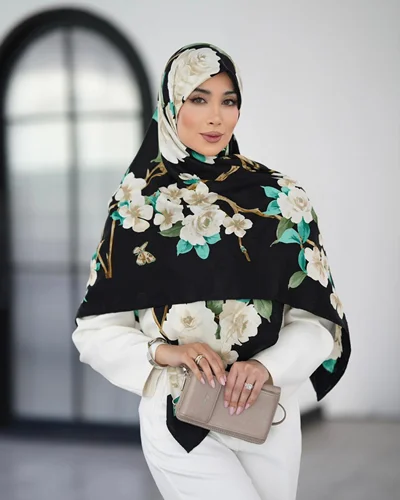 روسری مجلسی کد M-0806