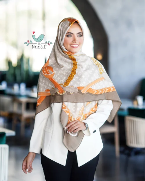 روسری نخی کد N-0375