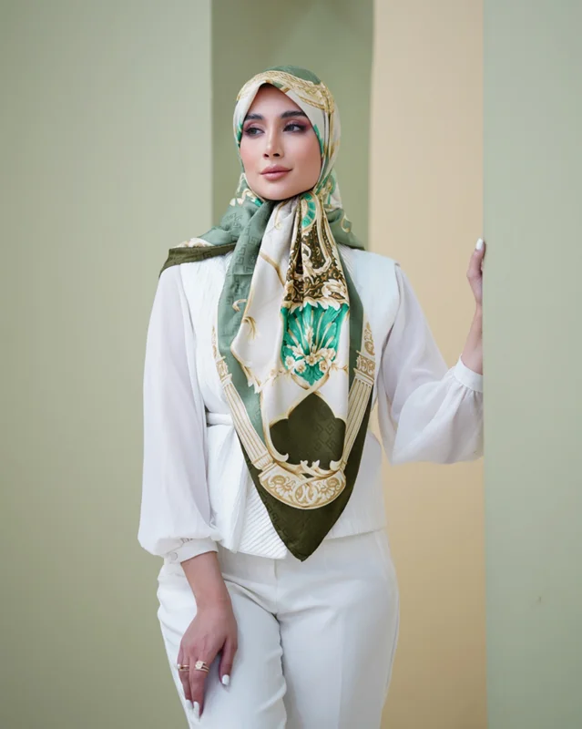 روسری مجلسی کد M-0509