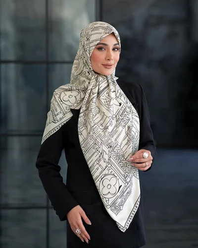 روسری مجلسی کد M-1061