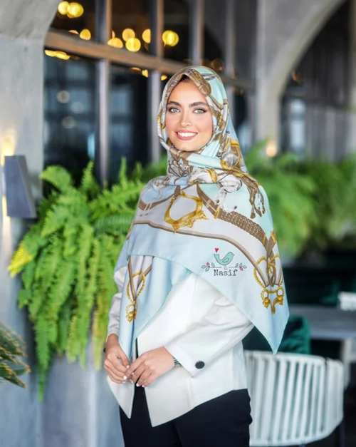 روسری نخی کد N-0371