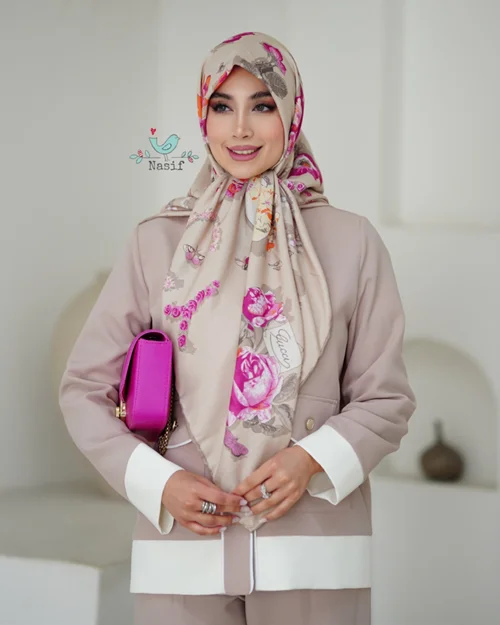 روسری نخی کد N-0628