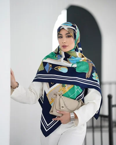 روسری مجلسی کد M-0820