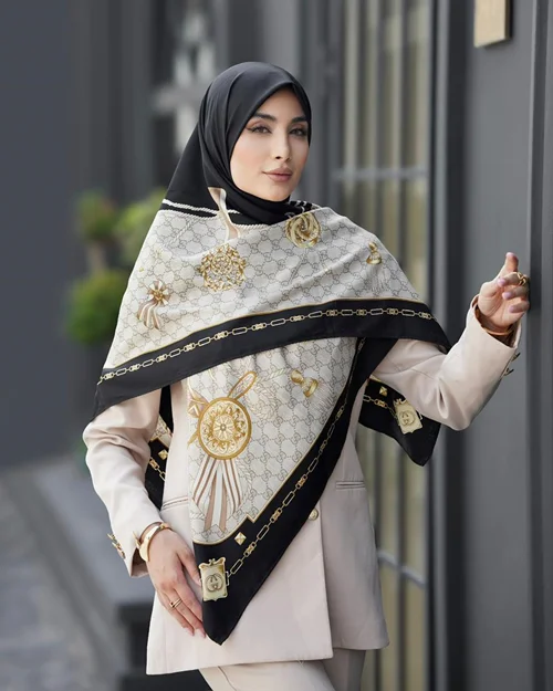 روسری مجلسی کد M-1046