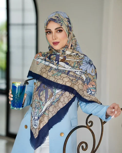 روسری نخی کد N-0890