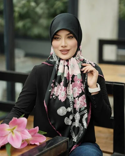 روسری مجلسی کد M-107۴