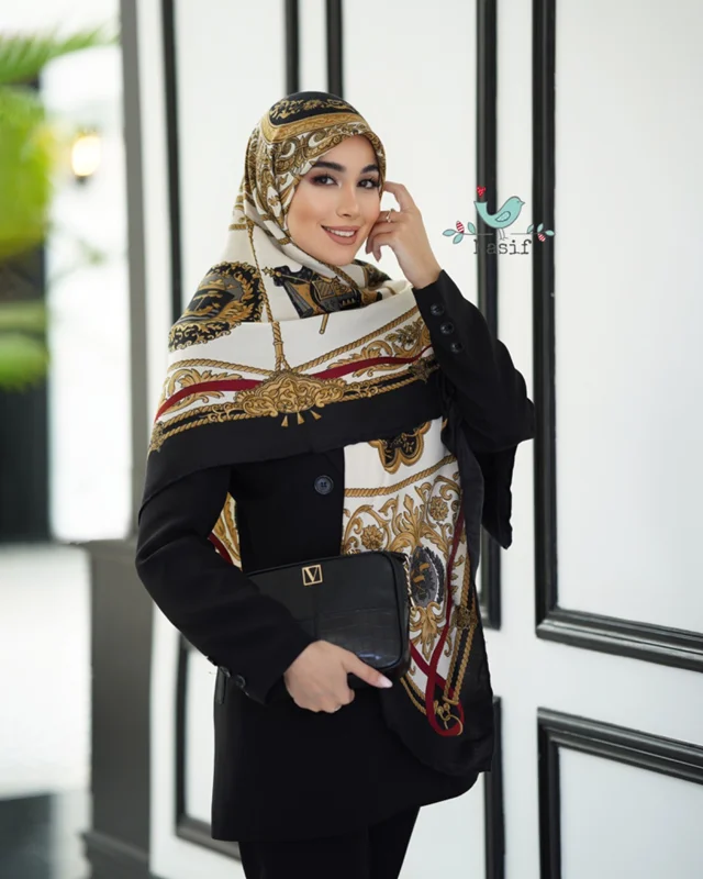 روسری نخی کد N-0400