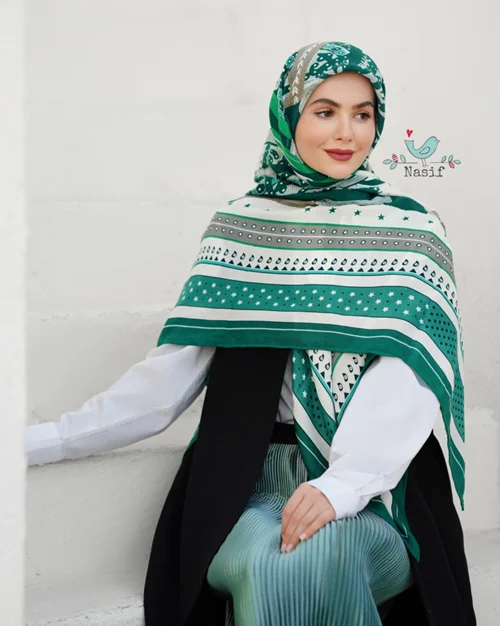 روسری نخی کد N-0606