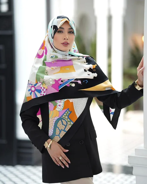 روسری مجلسی کد M-1033