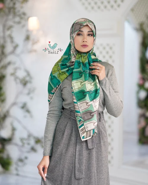روسری نخی کد N-0530