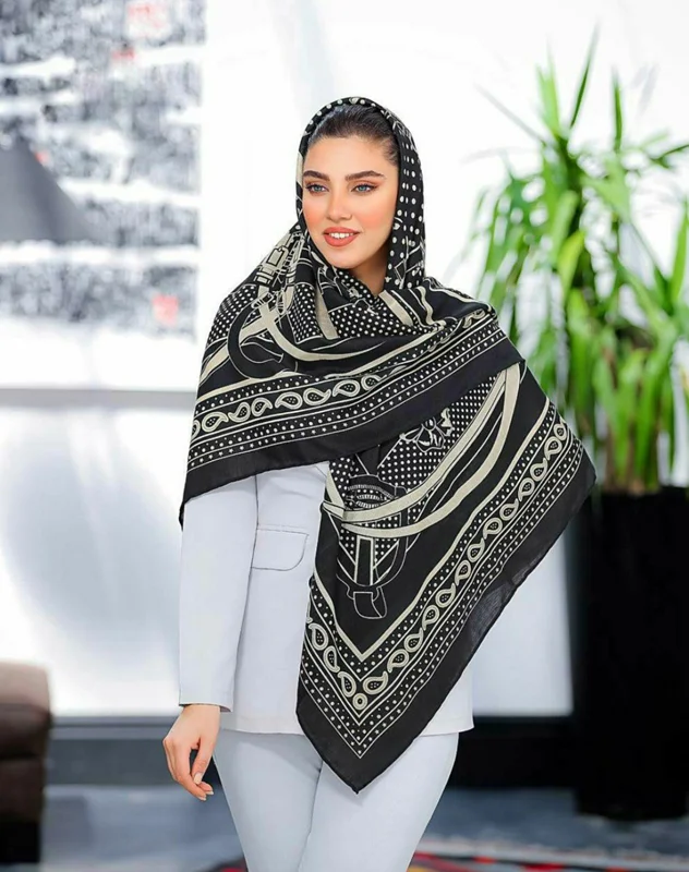 روسری نخی کد N-0217