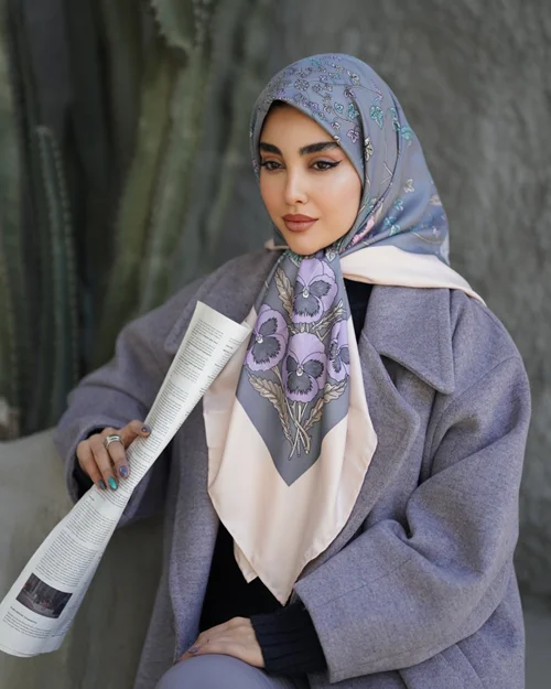 روسری مجلسی کد M-0540