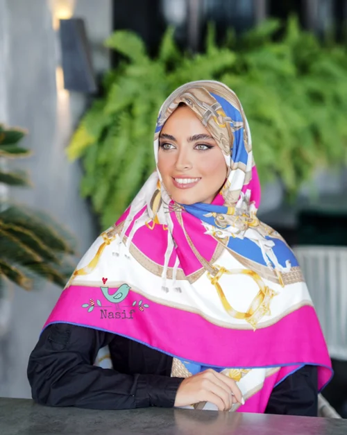روسری نخی کد N-0370