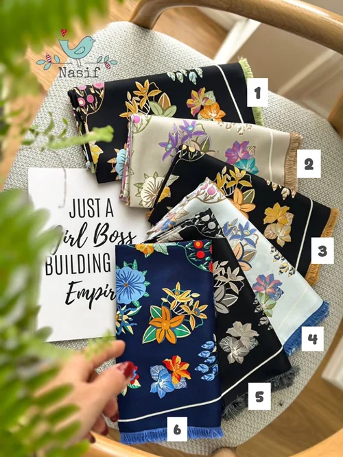 روسری مجلسی کد M-0887