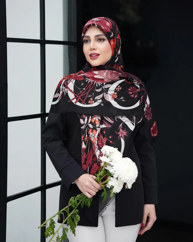 روسری نخی کد N-0916
