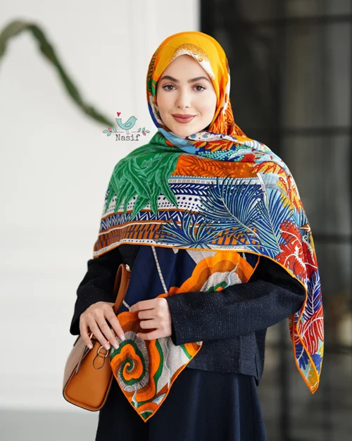 روسری نخی کد N-0620