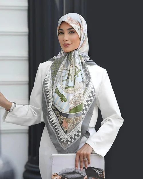 روسری مجلسی کد M-0995