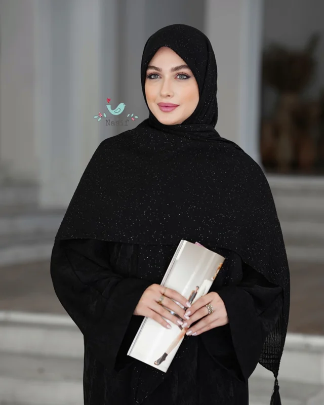 روسری مشکی کد B-0085