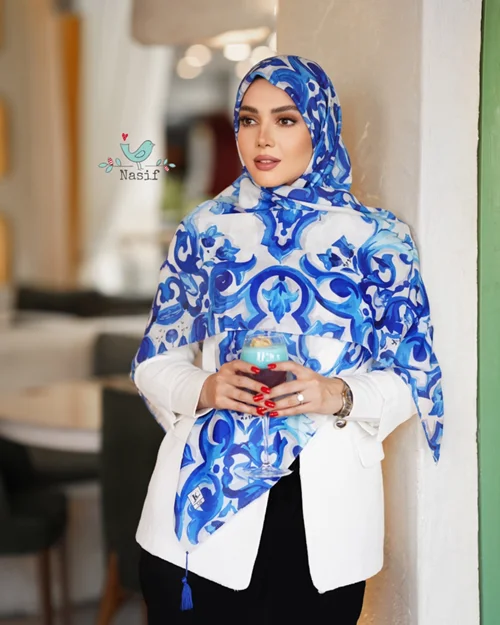 روسری نخی کد N-0486