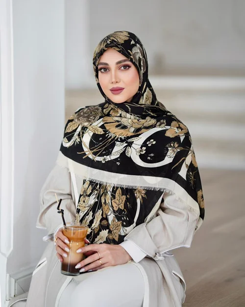 روسری نخی کد N-0908