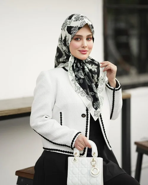 روسری مجلسی کد M-0859