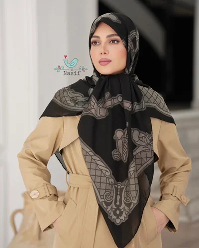 روسری مشکی کد B-0159