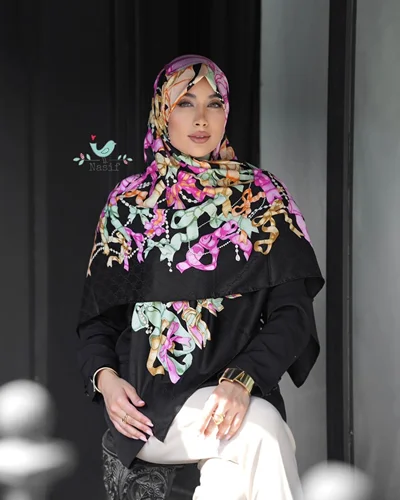 روسری مجلسی کد M-0791