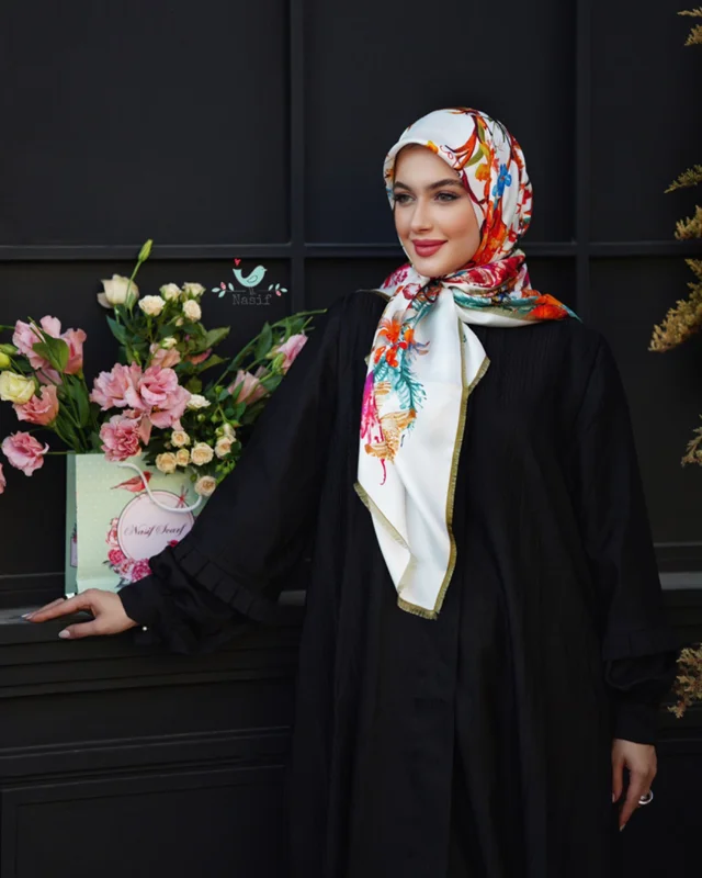 روسری مجلسی کد M-0485