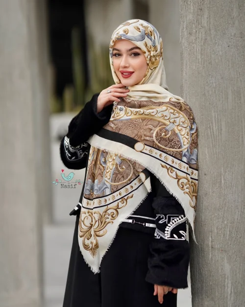 روسری نخی کد N-0880